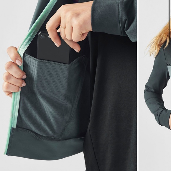 FABLETICS Cleo Jacket Zip Track Athletic Yoga - Picture 2 of 7